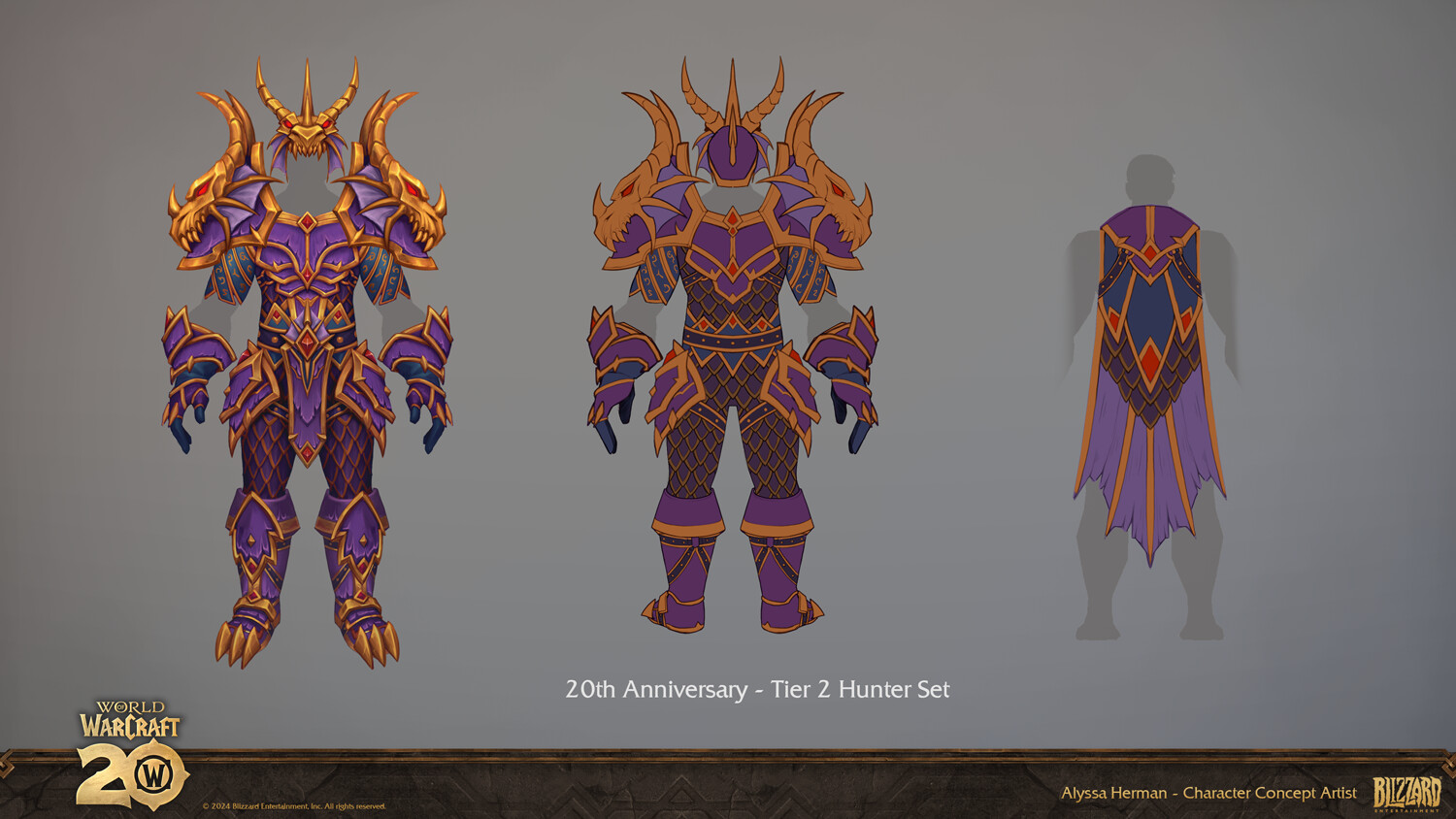 Alyssa Herman Tww 20thanniversary Armor Hunter Concept