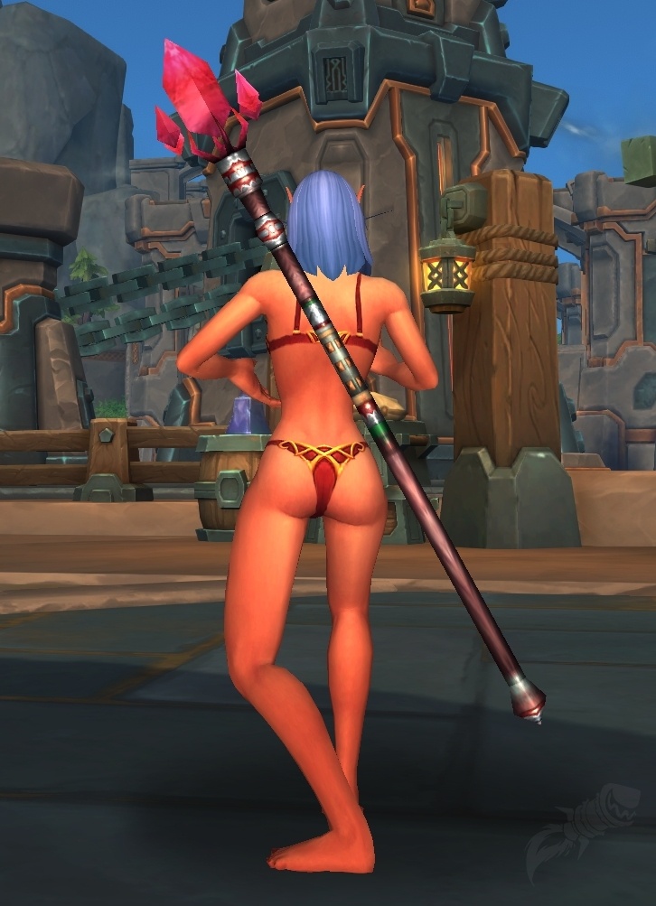 1187627 Conjurers Scarlet Staff