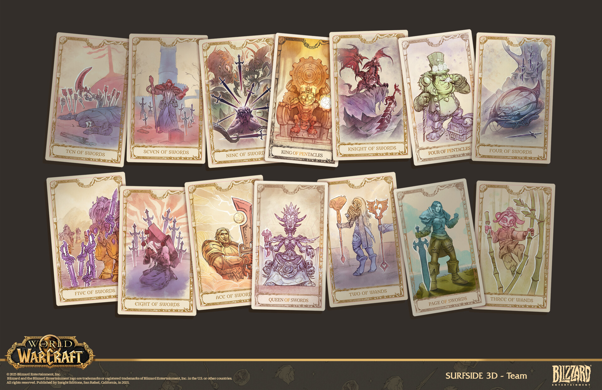 Surfside 3D World of Warcraft Tarot Cards 3