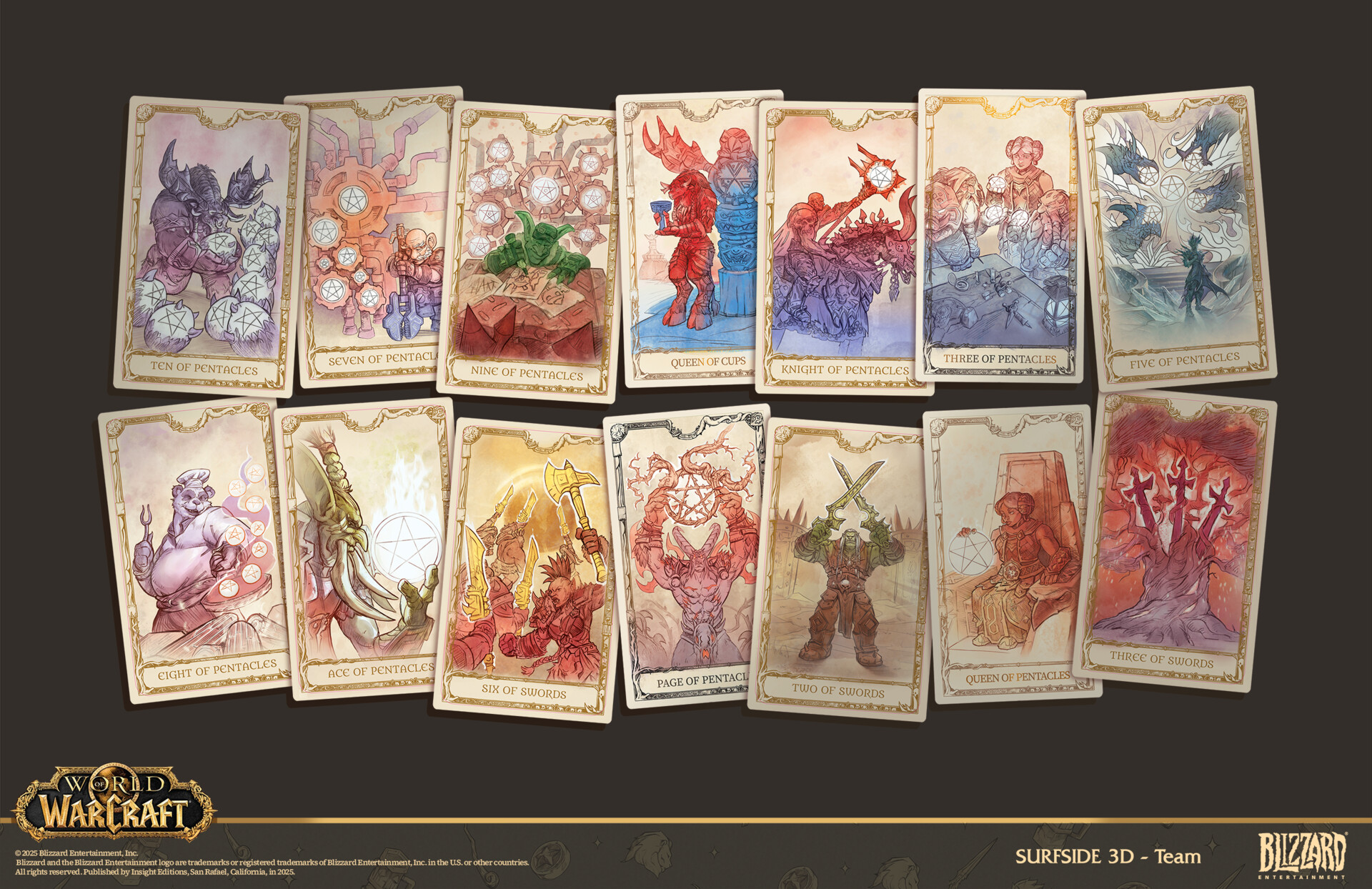 Surfside 3D World of Warcraft Tarot Cards 2