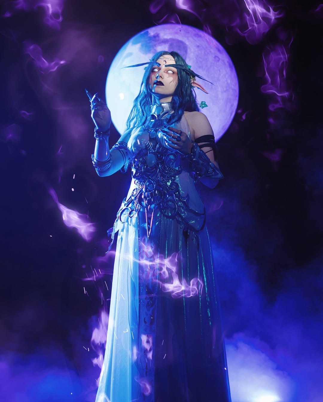 Tyrande Whisperwind Full Costume Made by Me Photo by @julia.islen #cosplay #worldofwarcraft #world