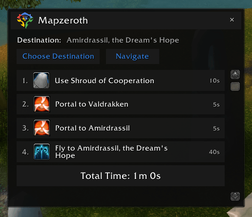 Mapzeroth Navigation Route Png