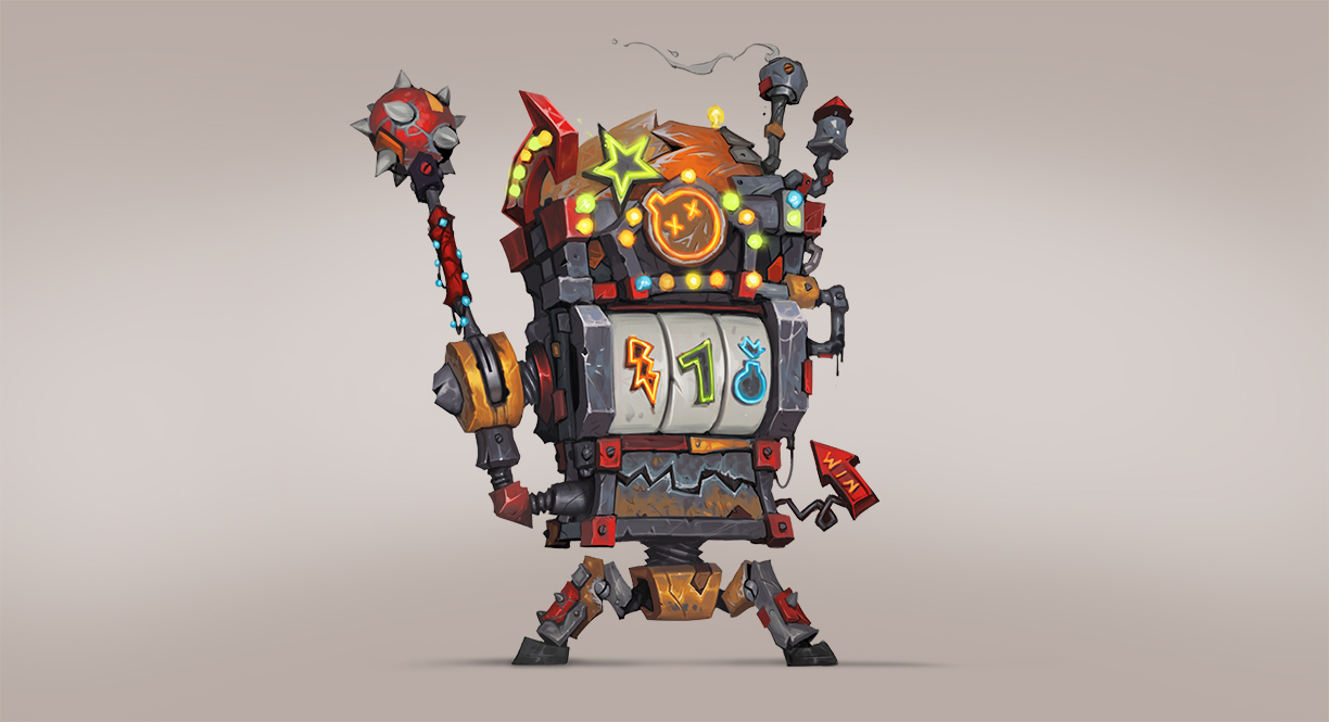Wo W the War Within Undermine(d) Goblin One Armed Bandit Concept