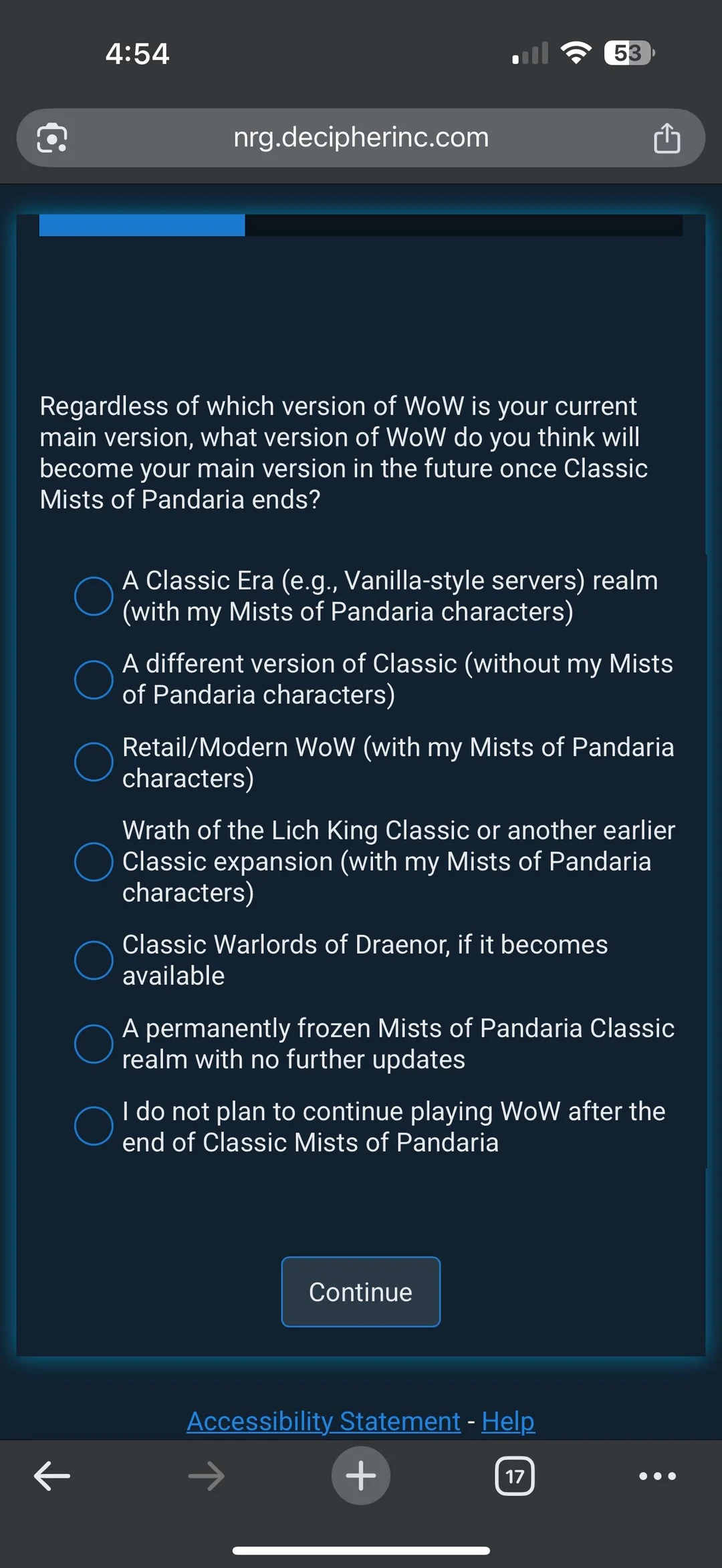 Classic Changes Survey V0 39y2w5fm5y4f1