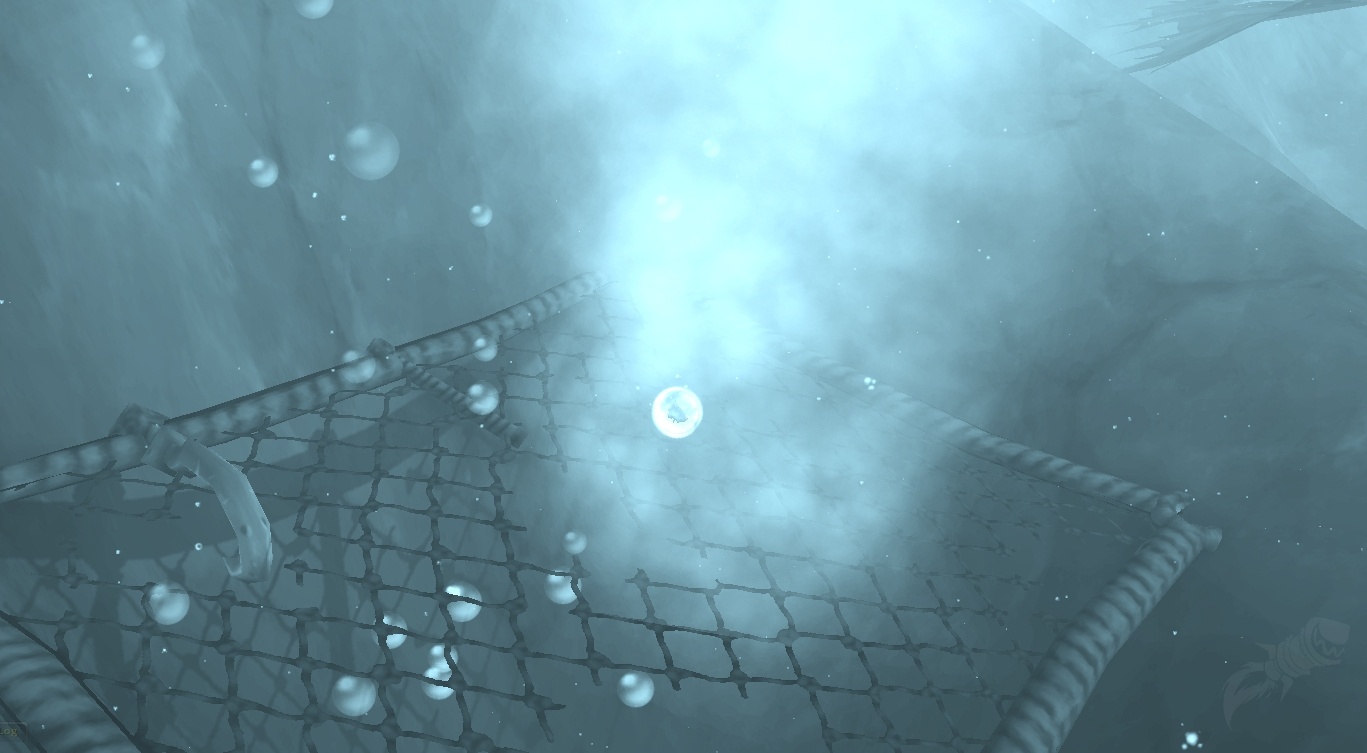 1257634 Bubblefilled Flounder Secret Fish Large Bubble on a Spawn Point Above a Fishing