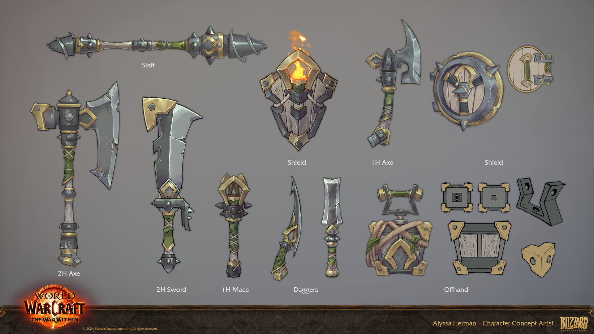 Alyssa Herman Tww Ab Aherman Characterconceptart Questingweapons