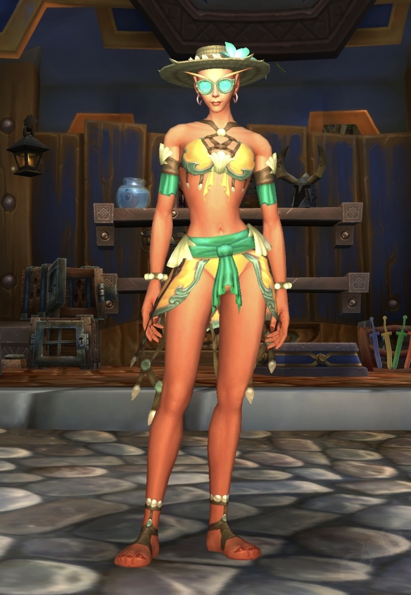 1168810 Ensemble Sunny Tropical Swimwear