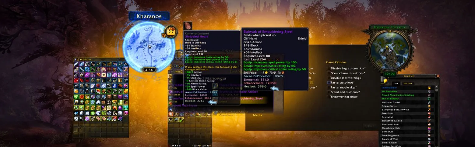 Wo W Addons Overview