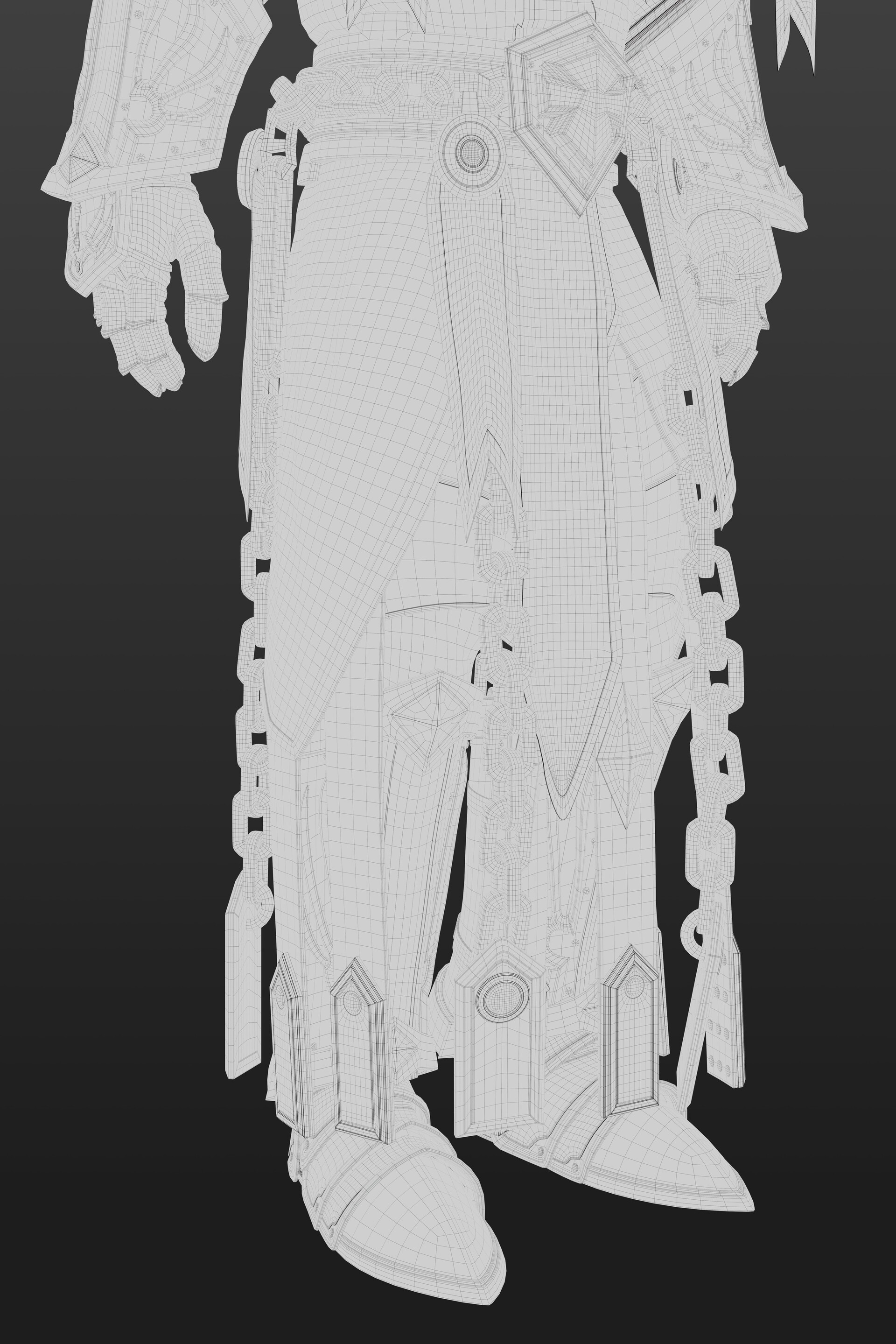 Michael Navarro Milanes 5K Wireframe Lower Part