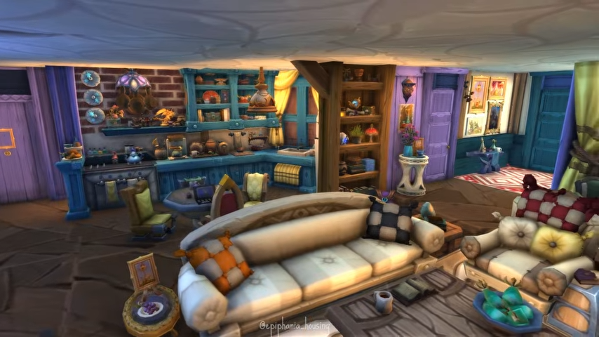 World of Warcraft Player Housing    Friends  Meets Wo W!   Monica and Rachel Appartment Build. 0 10 Screenshot