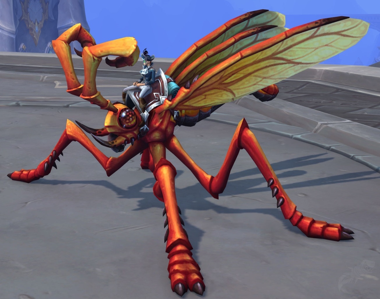 1162825 Escurriposa De Ámbar Amber Skitterfly Grounded